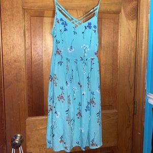 blue summer dress